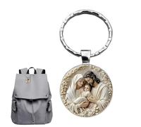 Llavero de Pascua | Llavero devocional de religioso - de oración para Pascua | Para hombres y mujeres, oración religiosa, iglesia, bautismo cristiano, de