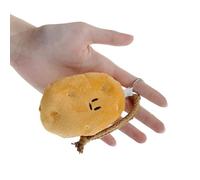 Llavero de patata de felpa delicado colgante colgante de bolsa de ternura colgante figura de moda para niños y adolescentes accesorio, B, Talla única