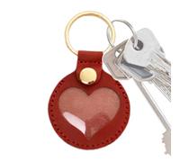 Llavero de Pelo de Perro - Llavero Recuerdo de Pelo de Perro,Colgante Memorial en Forma de Corazón para Mochilas, Bolsos y Bolsas