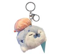 Llavero de peluche animal, lindo llavero animal | Colgante de bolso de mano de peluche suave y tierno llavero de animales de peluche para niños, niñas y adultos., azul, Se référer au descriptif