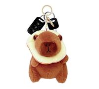 Llavero de peluche Capybara - Llavero de animales de peluche,accesorio ligero para bolso mochila y coche