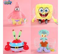 LLavero de peluche de Bob Esponja para niños, juguetes de peluche de Bob Esponja, Squarepants, Patricio, estrella, Squidward, euphh. Krabs, Gary, Kawaii, regalo de cumpleaños Gary 22cm