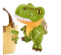 Llavero De Peluche Mini Tyrannosaurus Rex - 1 Pieza De Colgante Suave Para De Dinosaurio De Dibujos Animados | Lindo Llavero De Dinosaurio, Colgante De Animal De Peluche Pequeño, Decoración De B