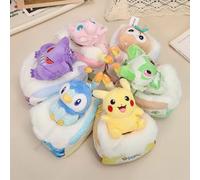Llavero de Peluche Pokémon con Diseño de Pastel, Muñeco de Peluche Suave Kawaii de Gengar, Sprigatito, Jigglypuff, Piplup, Rowlet, Colgante para Bolso, Regalo para Fans E