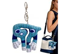 Llavero De Peluche Steal A Brain Rot 67, Muñeca Sixty Seven, Llaveros Italian Brain Rot, Decoración Peculiar para Llaves Y Mochilas, Llavero De Animales, Regalo Divertido para Fanáticos De Los Juegos