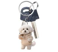 Llavero de Perro Bonito Colgante Acrílico 2D Bonito para Interior del Coche