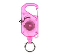 Llavero de Pesca Correa de Caña Retráctil Extensible Mosquetón Cable Bloqueo Plástico Acero Anti Caídas Adecuado para Pesca desde Embarcación Muelle Caminata, style to 3