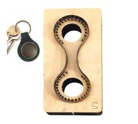 Llavero de piel con matriz de corte | Suministros precisos para manualidades de madera - Llavero de cuero con forma de sello - para manualidades, mujeres, madres, principiantes, pequeños proyectos