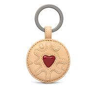 Llavero de piel oficial Jammie Dodger | Llavero | Llavero | Llavero | Cuero auténtico | Regalo para hombres y mujeres