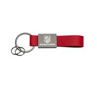 Llavero de piel rojo. Atlético de Madrid. Producto Oficial.