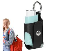 Llavero de piel sintética para inhalador, almacenamiento espaciador con