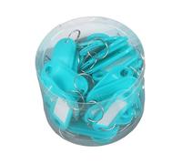 Llavero de plástico con anillo de metal, papel de escritura, 50 unidades, etiquetas para llavero, etiquetas duraderas, tarjetero, etiqueta portátil, identificador transparente para celeste