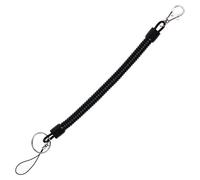 Llavero de plástico reutilizable con resorte en espiral para teléfono con correa en espiral, cordón elástico, nuevo proceso profesional