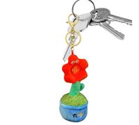 Llavero de Plush genérico - Llavero de árbol para muñeca | Bolso de la muñeca de la planta | Creative Keychain Doll | Symbol Of Wealth For Workplace | Llavero de flor para llaves y , multicolor
