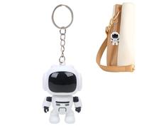 Llavero de robot - Llavero móvil articulado, diseño de ojos brillantes, llavero para mochilas, bolsos y carteras, dije de accesorio, llavero con diseño divertido, kit para bolso, mochila escolar y