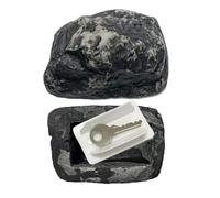 Llavero De Roca Falsa - Decoración De Jardín De Resina Impermeable, Piedra Clave De Casa Oculta, Contenedor De Almacenamiento Secreto Para Una Colocación Discreta | Decoración Al Aire Libre