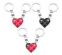 Llavero De Rompecabezas De 3 Piezas, Llavero De Mujer, Llavero De Coche, Lindos Accesorios De Coche Para Mujeres, Accesorios De Dijes Para Bolsos, Llavero De Llave De Coche