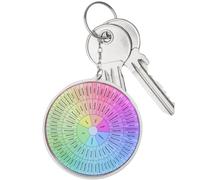 Llavero de Rueda Emocional,Llavero de Rueda de Humor - Colgante de Rueda de emociones | Llavero Creativo Divertido de emoción de Doble Cara para Adorno de Prueba de Salud Mental, Adorno de Bolsa para