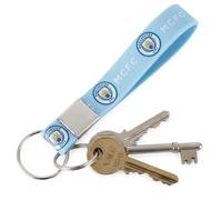 Llavero de silicona oficial del Manchester City F.C. Producto oficial para los aficionados del Etihad Club, accesorio para aficionados