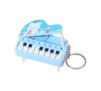 Llavero de teclado electrónico, juguete de sonido interactivo, instrumento musical, llavero de piano para aula, accesorios de viaje, llavero educativo de música