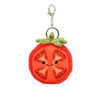 Llavero De Tomate - Colgante De Mochila De Felpa De Tomate De 3,94 Pulgadas, Lindo Colgante De Peluche Con Temática Alimentaria | Para Niños Adolescentes Adultos Estudiantes Profesores Oficina Viajero
