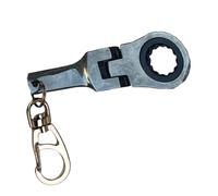 Llavero de trinquete - Llavero en miniatura con trinquete, diseño de llave duradera | Llavero portátil con llave de grabado flexible, herramienta de llavero portátil, trinquete versátil, Wre