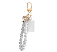 Llavero de viaje para bálsamo labial, clip de moda, portátil, para belleza, soporte de brillo, resistente al bálsamo