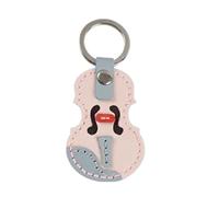 Llavero de vintage, elegante kit de fabricación de llaveros de violín multiusos, colgante decorativo para bolsos, carteras y organizadores de llaves, kit de fabricación de llaveros de violín