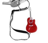 Llavero de violín con sonido en miniatura, llavero de violín LED, pequeño y divertido colgante de violín con música triste para bolso y bolsa, rosso, Refer to description