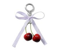 Llavero decorativo con lazo para mochila con lazo para viajes y atuendo diario, cadena elegante para mujer