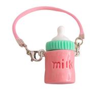 Llavero decorativo de moda con colgante para bolsos, mochilas, ropa de muñeca, accesorios, 4 colores vibrantes para botella de agua, B, Talla única