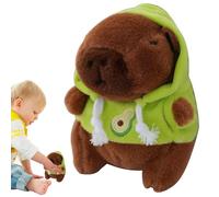 Llavero del animal relleno del carpincho,Llavero del carpincho relleno | Colgante de bolsa de peluche - Juguete de animales, muñecos de peluche, accesorio para mochila, colgante de carpincho para niña
