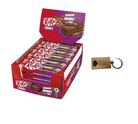 Llavero Deliex Y Caja 24 KitKat Chunky Funky - Barritas de 42g - Snacks - Kitkat chocolate blanco y negro
