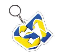 Llavero deportivo | de llavero 2D | Llaveros deportivos para niños | para bolso de mano, bolso escolar, cartera, recuerdos de, de concurso de cumpleaños, Estilo F., Refer to