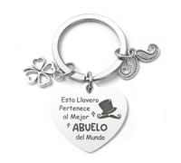 Llavero dia del Padre Regalos para Abuelos Originales Regalo Abuelo Llavero Abuelo Llaveros Hombre Regalo Abuelo Cumpleaños Regalos dia del Abuelo el Mejor Abuelo del Mundo Regalo para Abuelos Navidad