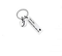 Llavero Drive Safe con 26 letras, llavero Drive Safe I Need You Here With Me, regalos para marido, papá, novio