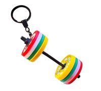 Llavero Dumbbell genérico - 8 x 5 cm Fun Detachable Dumbbell Charm | Portable Convenience Decorative Bag Charm - Solid Luggage & Travel Gear For Fitness Enthusiast Women Men Bag Backpack Purse, a, Se