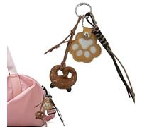 Llavero eliminador de Pelo de Perro, Llavero con Huella de Gato, cordón de Recuerdo | Llavero Ligero para Mascotas, Cachorros, familias en casa