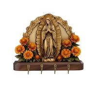 Llavero estético genérico - 4 ganchos de pared, decoración religiosa | Para la entrada salón baño cocina pasillo garaje oficina granja vacaciones navidad llavero soporte organizativo