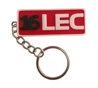 Llavero F1 Charles Leclerc 16 Idea de regalo F1, blanco, S
