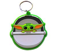 Llavero fantasía/Star Wars Baby Yoda Mandalorian/Medidas: 6,5 x 6 cm
