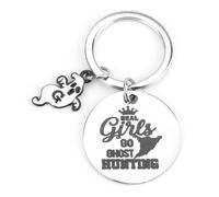 Llavero fantasma, llavero espeluznante, llaveros de Halloween, regalos de Halloween para mujeres, llavero de regalo personalizado, bonito llavero, llaveros de manualidades, llavero divertido de regalo