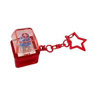 Llavero Fidget Toy | Múltiples Funciones | Material ABS | Llavero Fidget Teclado ? Botón del Teclado Clicker con Dedo | Iluminación Multiescena | para Aula, La Escuela, El Trabajo Y Hogar