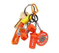Llavero Fitness - Colgante Divertido Para Gimnasio,Accesorios Para Llaves De Coche Con Tema De Barra | Para Bolso Cartera Equipaje Fiesta de Navidad Oficina Viaje Cumpleaños Escuela Club Hombre Mujer