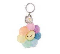 Llavero Flor arcoíris 7cm Colorido - Colgante Animal de Peluche - para Colgar en la Llave, Bolso, Mochila, y Mucho más, para niños y Adultos, una excelente Idea de Regalo