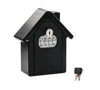 Llavero for armario de pared, 1 caja de seguridad, organizador de almacenamiento con cerradura de combinación de código, escondite secreto de seguridad, 4 casilleros de seguridad digitales for el hoga