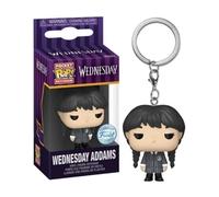 Funko Pop! Keychain: Wednesday Addams - Wednesday Addams - Merlina - Minifigura de Vinilo Coleccionable Llavero Original - Relleno de Calcetines - Idea de Regalo- Mercancia Oficial - TV Fans