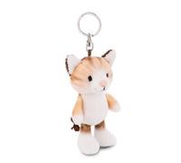 Llavero Gato 10cm marrón - Colgante Animal de Peluche - para Colgar en la Llave, Bolso, Mochila, y Mucho más, para niños y Adultos, una excelente Idea de Regalo