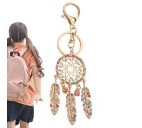 Llavero genérico - Rhinestone Dream Catcher Bag Charm, ornamento, lindo Hollow Charm | Fashion Decoration Keychain For Friends Ladies Mothers Sisters Girlfriends