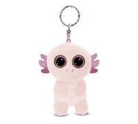 NICI Llavero GLUBSCHIS Axolot Xomo 9cm Rosa - Colgante Animal de Peluche - para Colgar en la Llave, Bolso, Mochila, y Mucho más, para niños y Adultos, una excelente Idea de Regalo